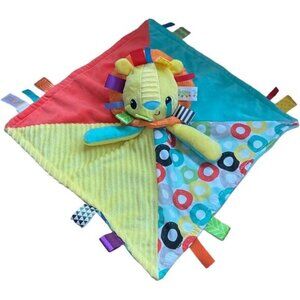 Bright Starts Taggies Lion Lovey Security Blanket For Babies